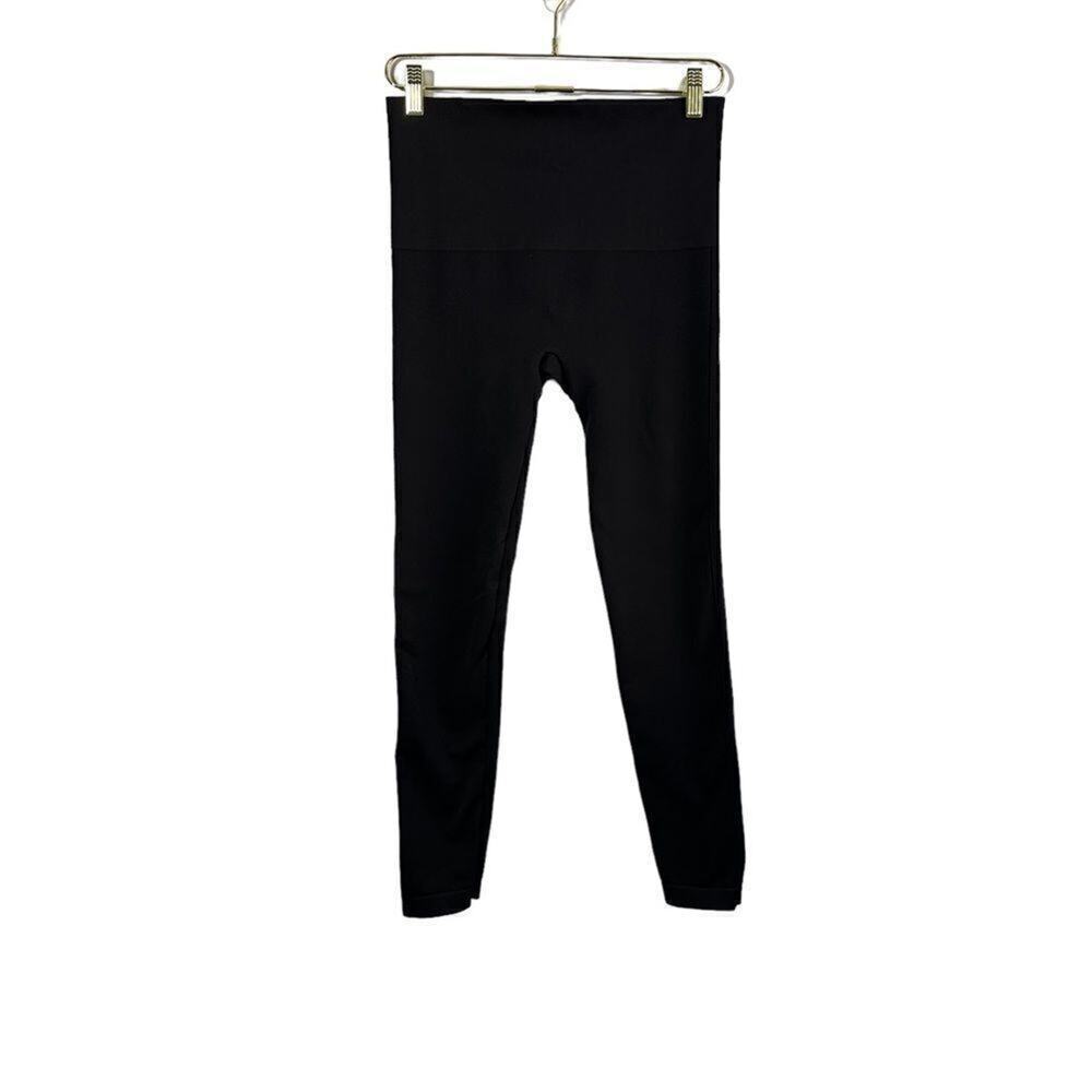 Spanx Look At Me Now Seamless Leggings XL Black Lightweight Comfort